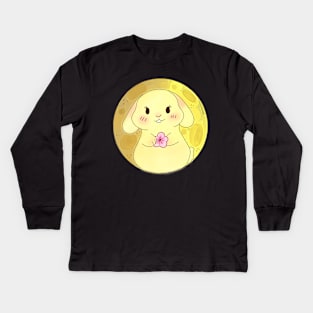 Lucky bunny Kids Long Sleeve T-Shirt